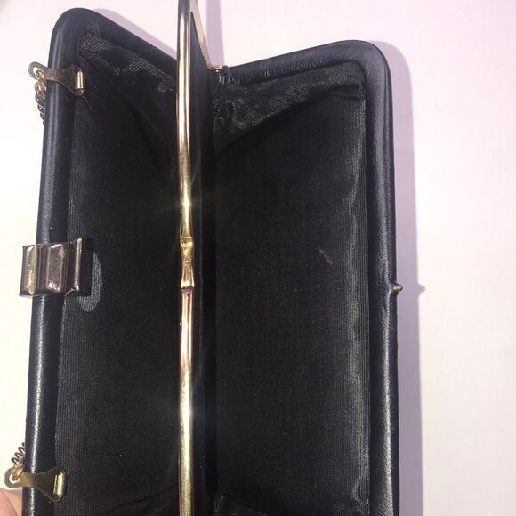 VINTAGE BLACK ANDE HANDBAG - Picture 3 of 8